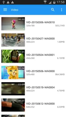 VideoFramePlayer android App screenshot 1